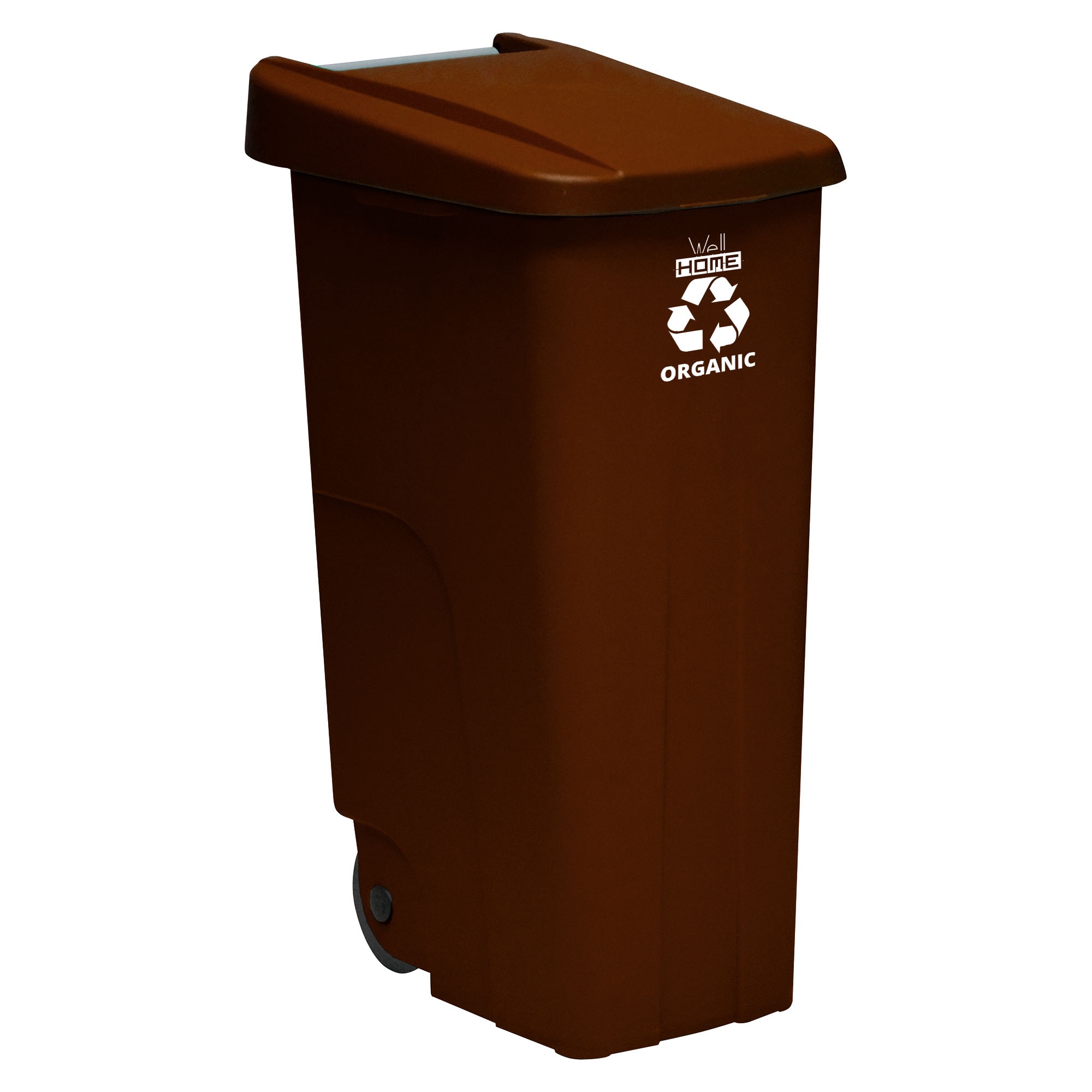 Mülleimer Wellhome Reciclo 110l Mit Deckel Und Rädern