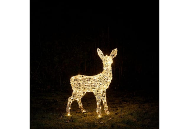 Bicolor LED-Rentier Rehkitz L Swinsty