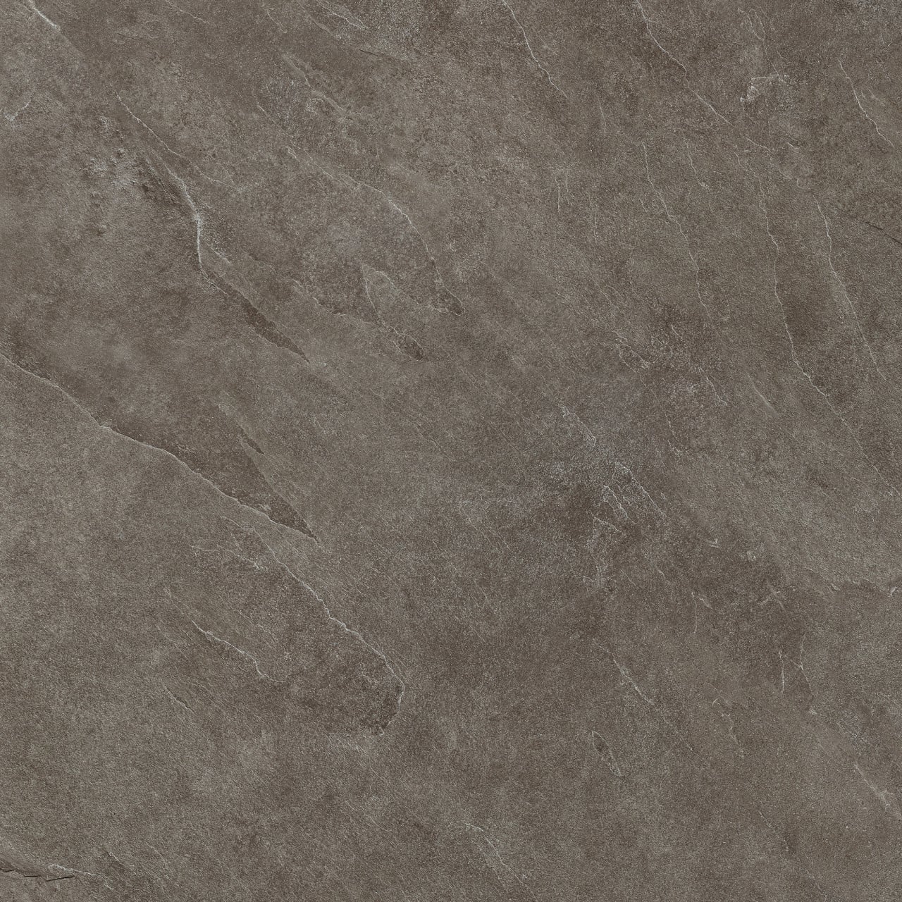 Terrassenplatte Feinsteinzeug Ash 80 x 80 cm taupe matt Bild 2