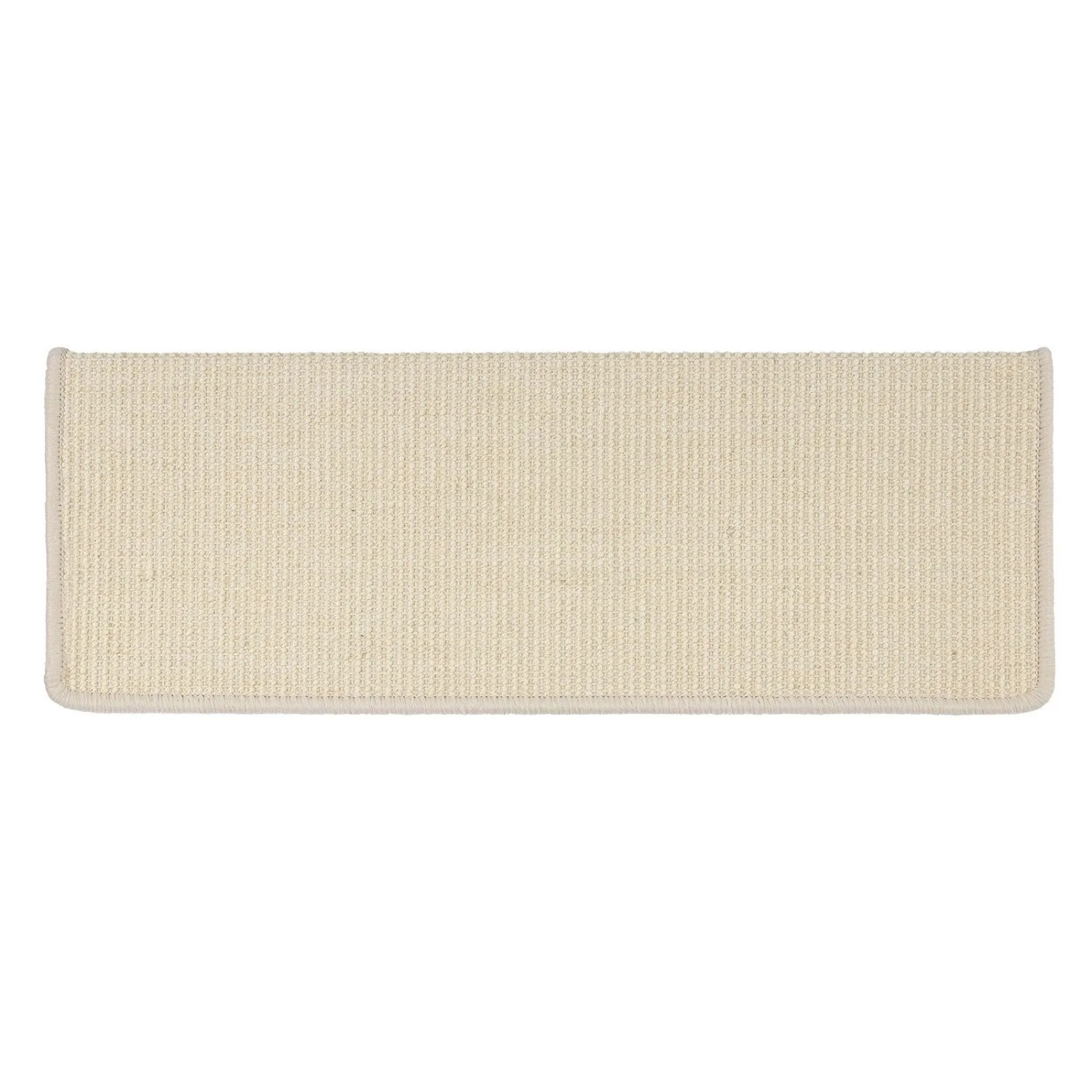 Karat Stufenmatte Sisal Pure Nature Selbstklebend Elfenbein Rechteckig 23,5 x 65 cm