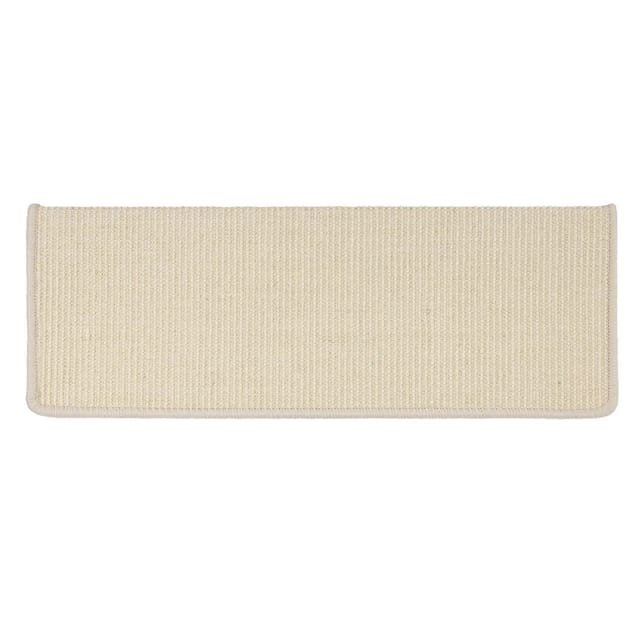 Karat Stufenmatte Sisal Pure Nature Selbstklebend Elfenbein Rechteckig 23,5 x 65 cm