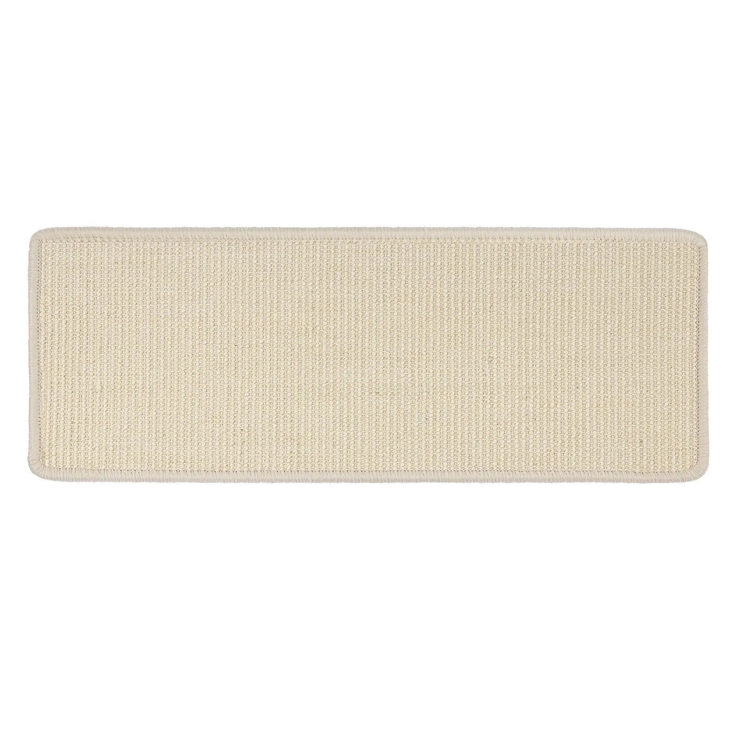 Karat Stufenmatte Sisal Pure Nature Selbstklebend Elfenbein Rechteckig ohne Lippe 23,5 x 65 cm