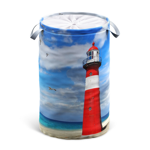 SANILO Wäschekorb Leuchtturm