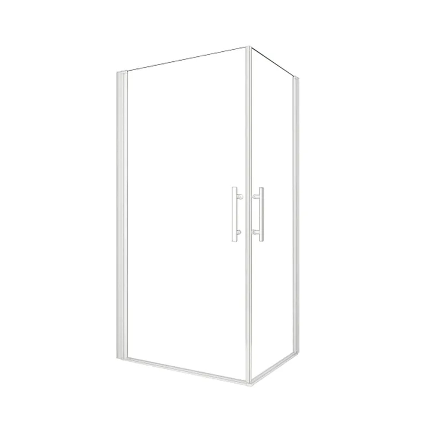 Duschparadies 70 x 70cm Duschkabine Drehtür Duschtür Dusche Duschabtrennung Pendeltür 5mm ESG-Glas