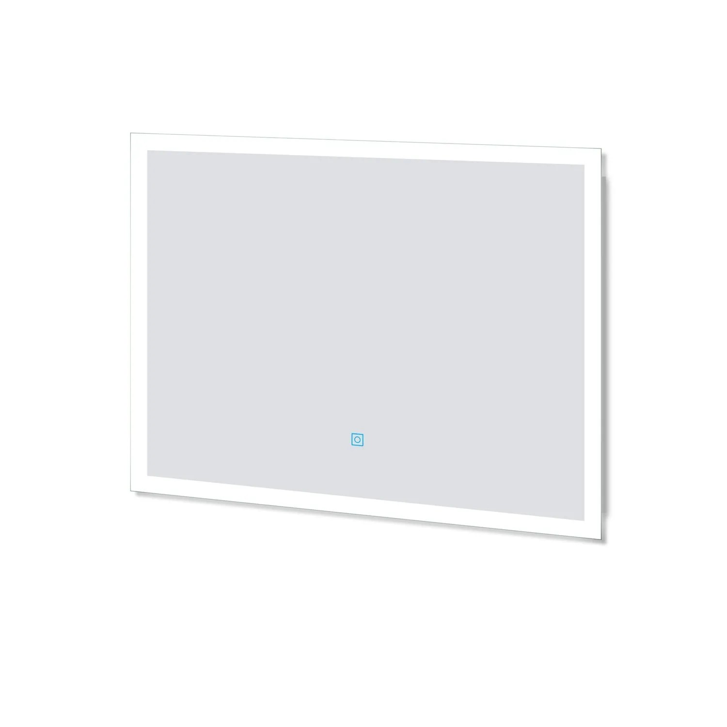 Duschparadies Badezimmerspiegel mit Beleuchtung 2700-6500K Dimmbar 100x60cm LED Spiegel mit Memory Touch Beschlagfrei