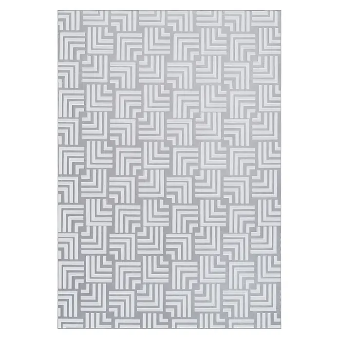 MeGusta Teppich Calma 325 Silber 200x290 cm Pflegeleicht Modern