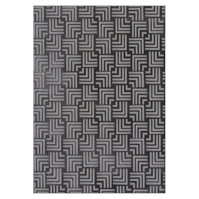 MeGusta Teppich Calma 325 Anthrazit 80x150 cm Pflegeleicht Modern