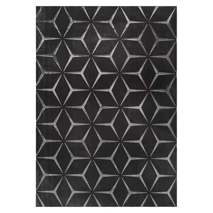 MeGusta Teppich Calma 225 Anthrazit 80x150 cm Pflegeleicht Modern