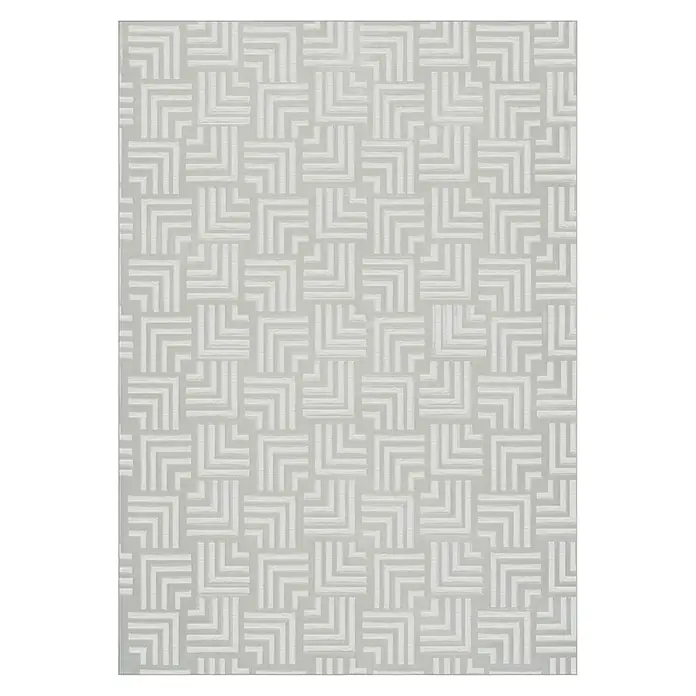 MeGusta Teppich Calma 325 Weiß 160x220 cm Pflegeleicht Modern