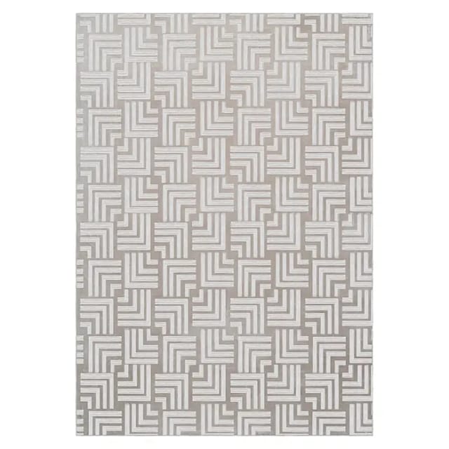 MeGusta Teppich Calma 325 Beige 120x160 cm Pflegeleicht Modern