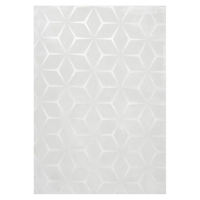 MeGusta Teppich Calma 225 Weiß 200x290 cm Pflegeleicht Modern