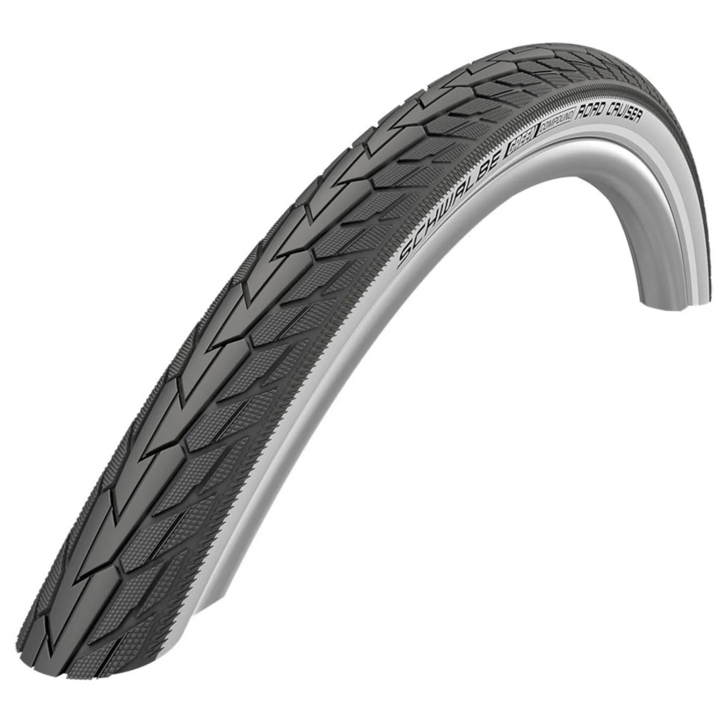 Schwalbe Reifen Road Cruiser HS484 Green 28x1.60 42-622 wwTSkin Refl.KG GC