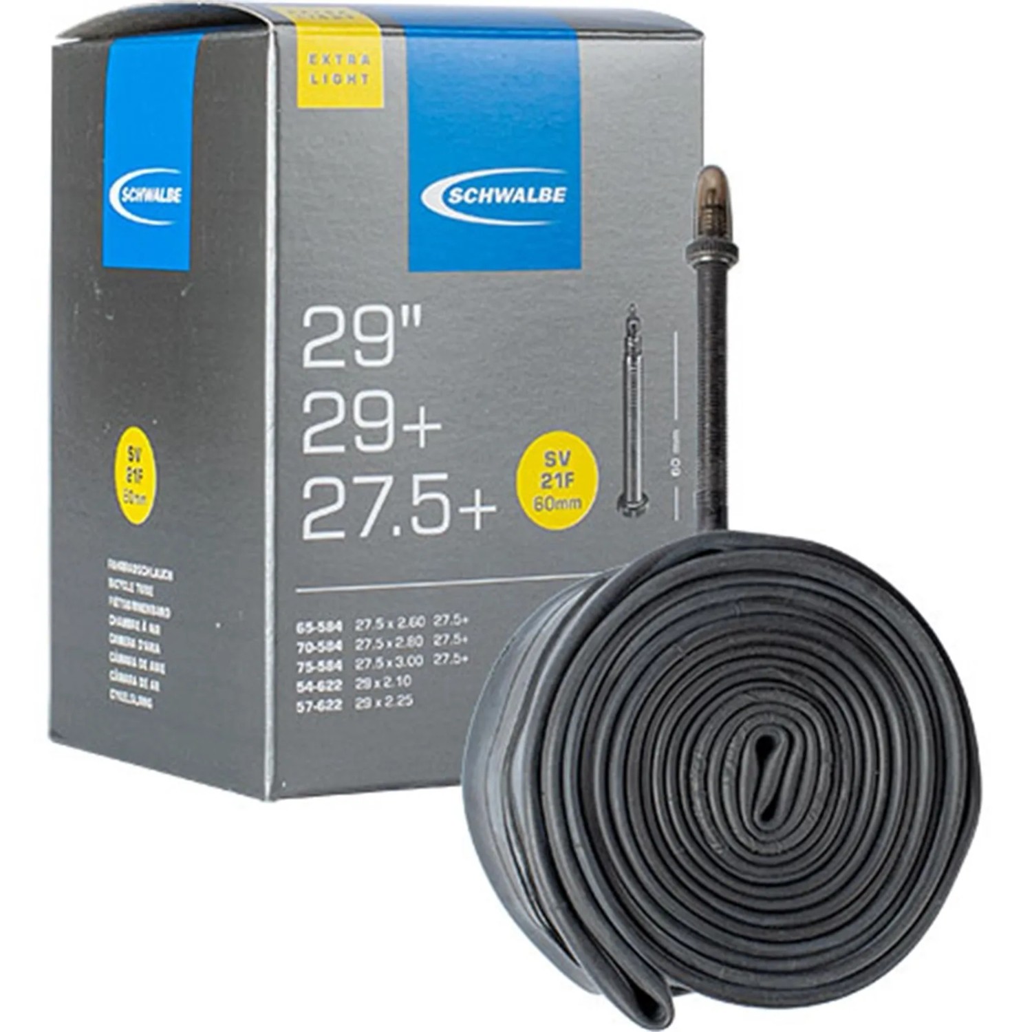 Schwalbe Schlauch 54-75/584-622 SV21F L 60mm Freeride