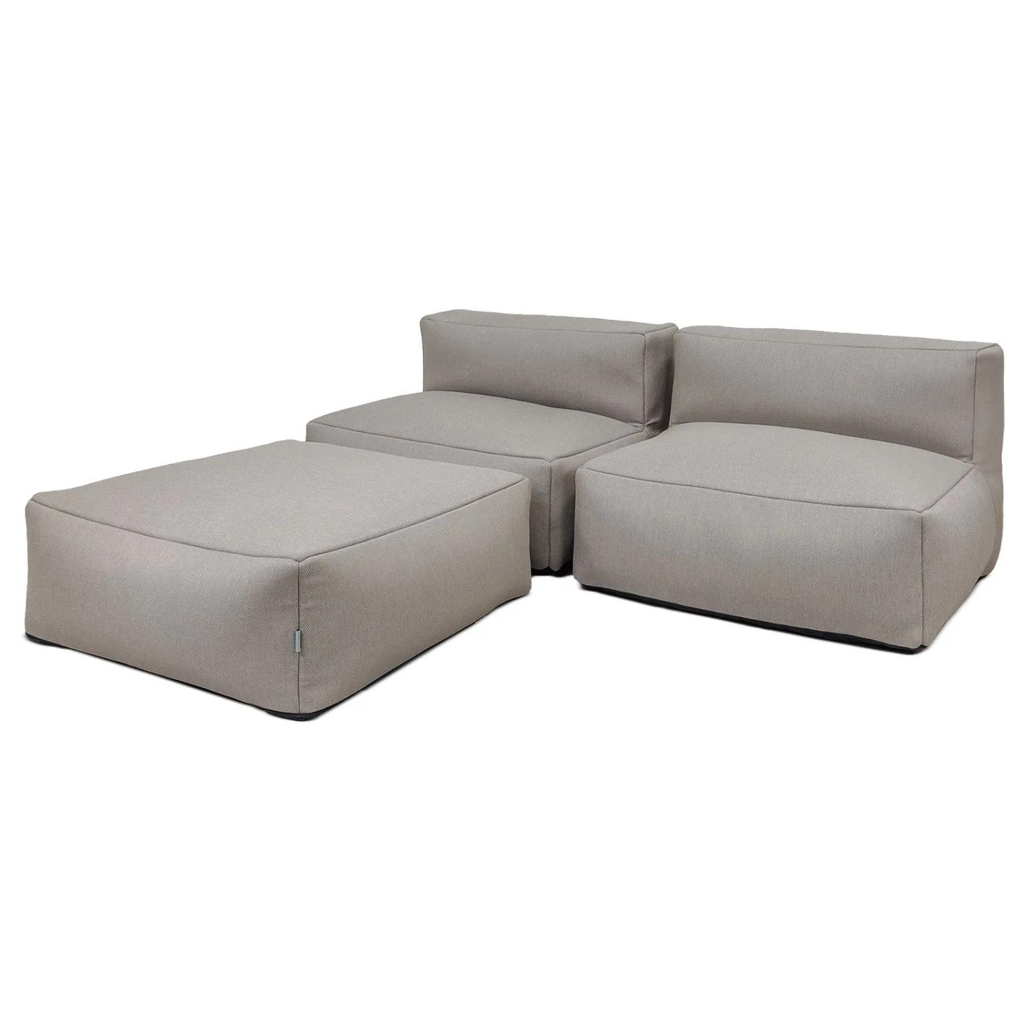 osoltus Selma Premium Modular Lounge 3tlg Axroma Olefin Charcoal Grau
