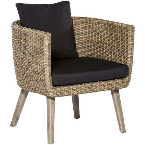 Merxx Gartensessel-Set Imperia 2-tlg. Naturfarben Braun