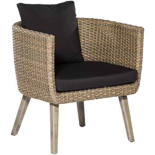 Merxx Gartensessel-Set Imperia 2-tlg. Naturfarben Braun