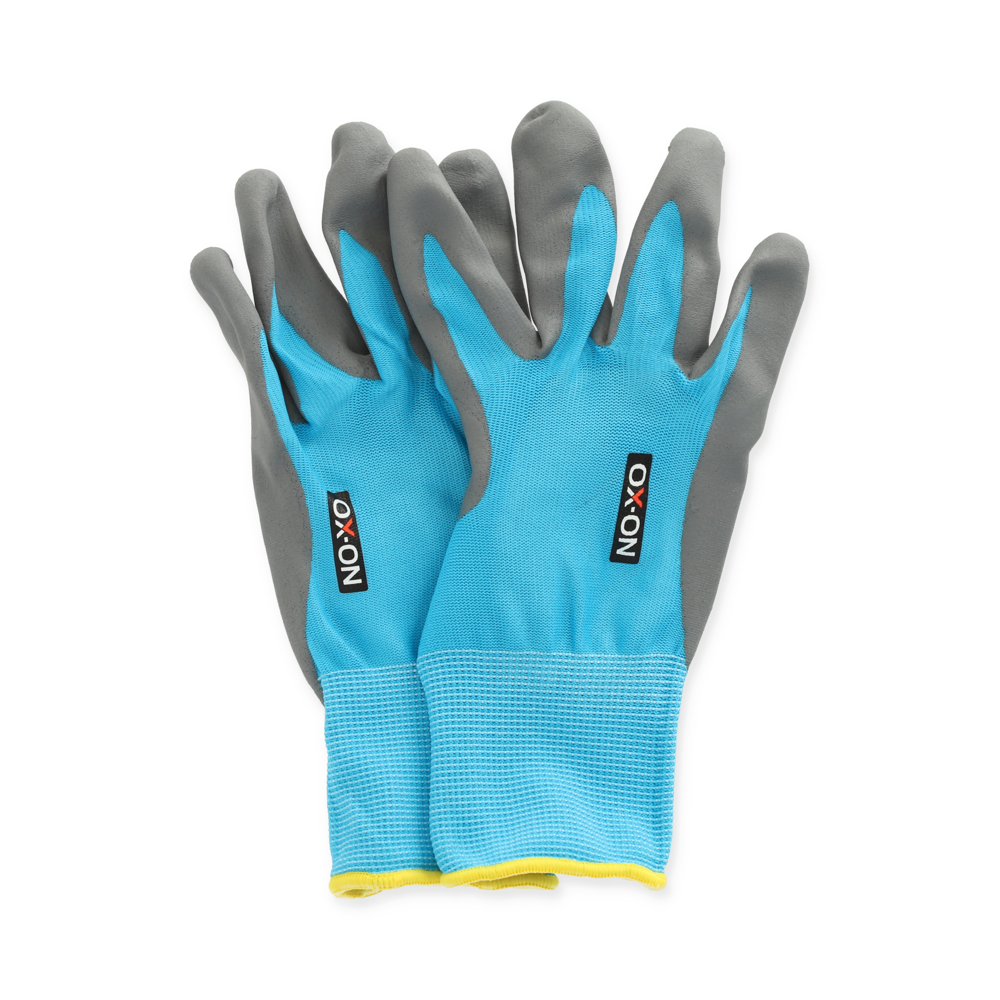 Ox-on Gartenhandschuhe 'Basic' blau/grau Gr. 8
