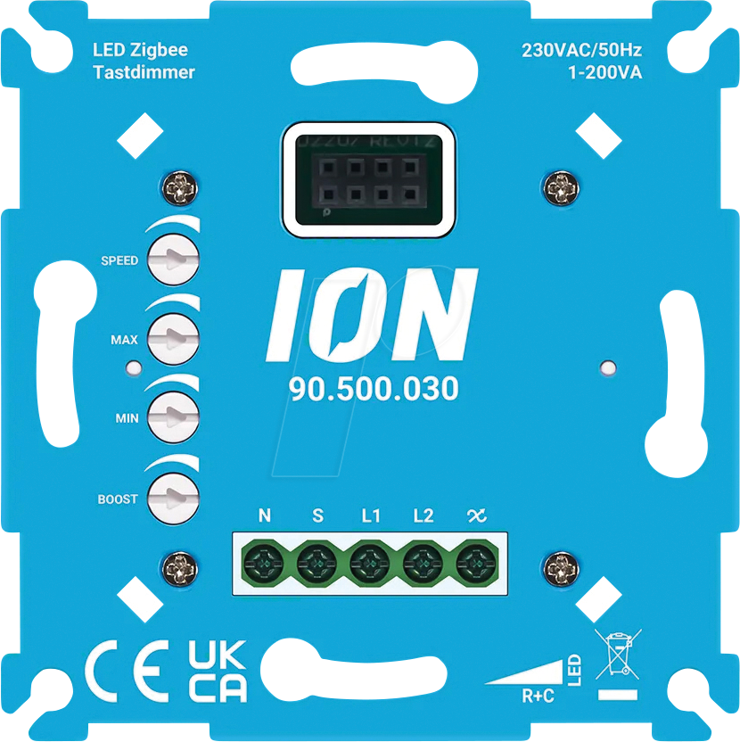 ION 90500030 - LED-Tastdimmer, Zigbee, 200 Watt