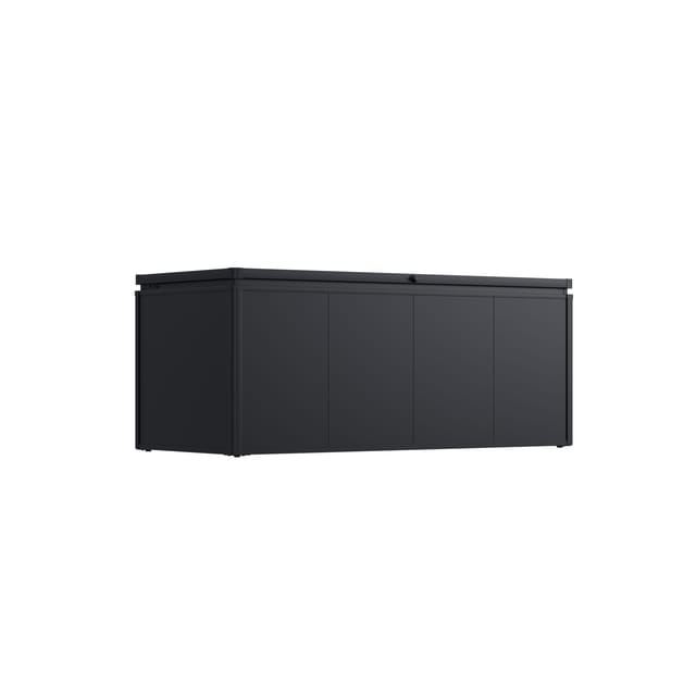 Weide Noble Gartenbox 1015 L Aufbewahrungsbox aus Stahl Anthrazit