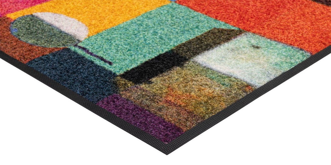 wash+dry by Kleen-Tex Fußmatte Bel Villaggio, rechteckig, Höhe: 7 mm
