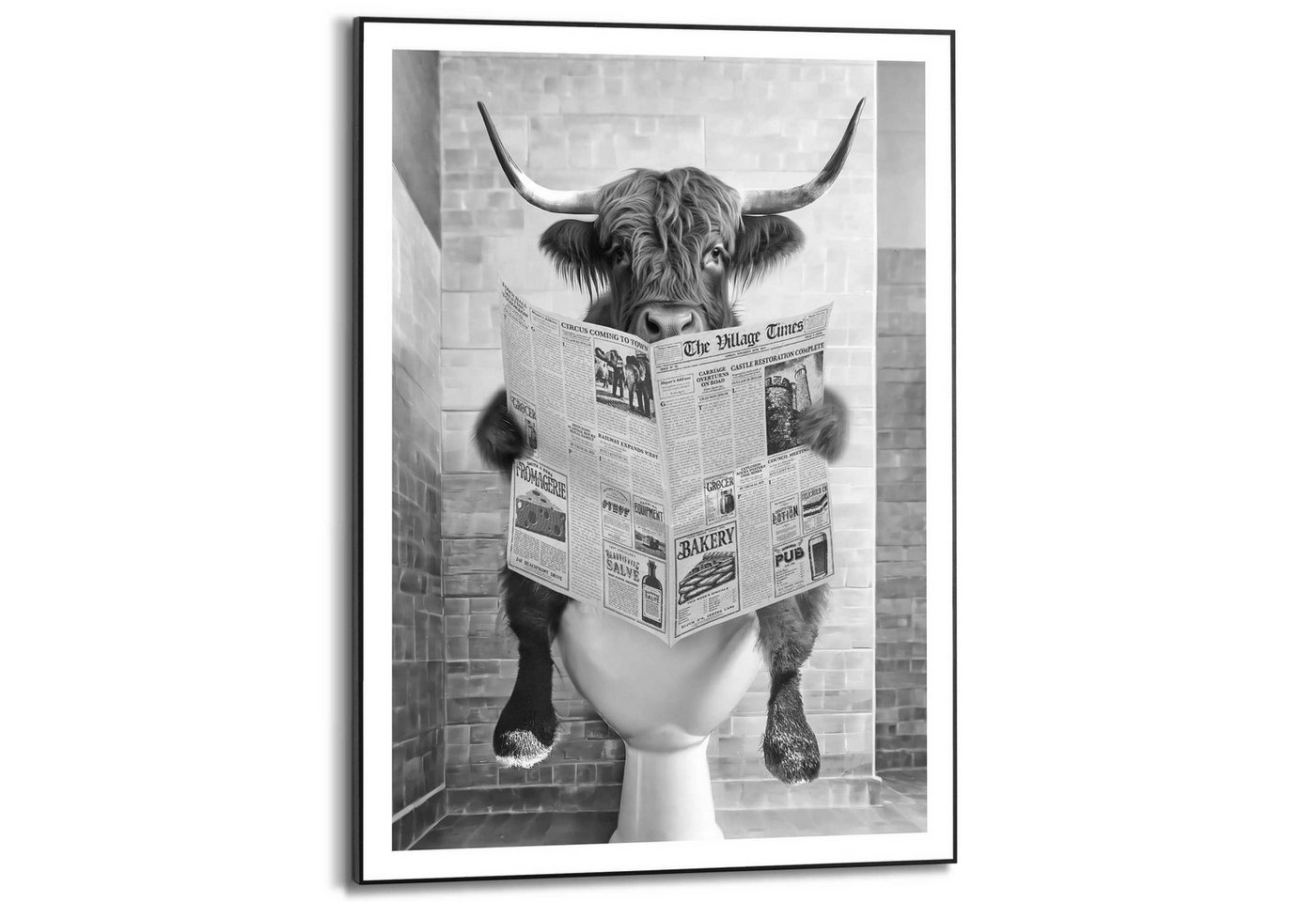 Reinders! Bild mit Rahmen Highlander Toilet Bild 3
