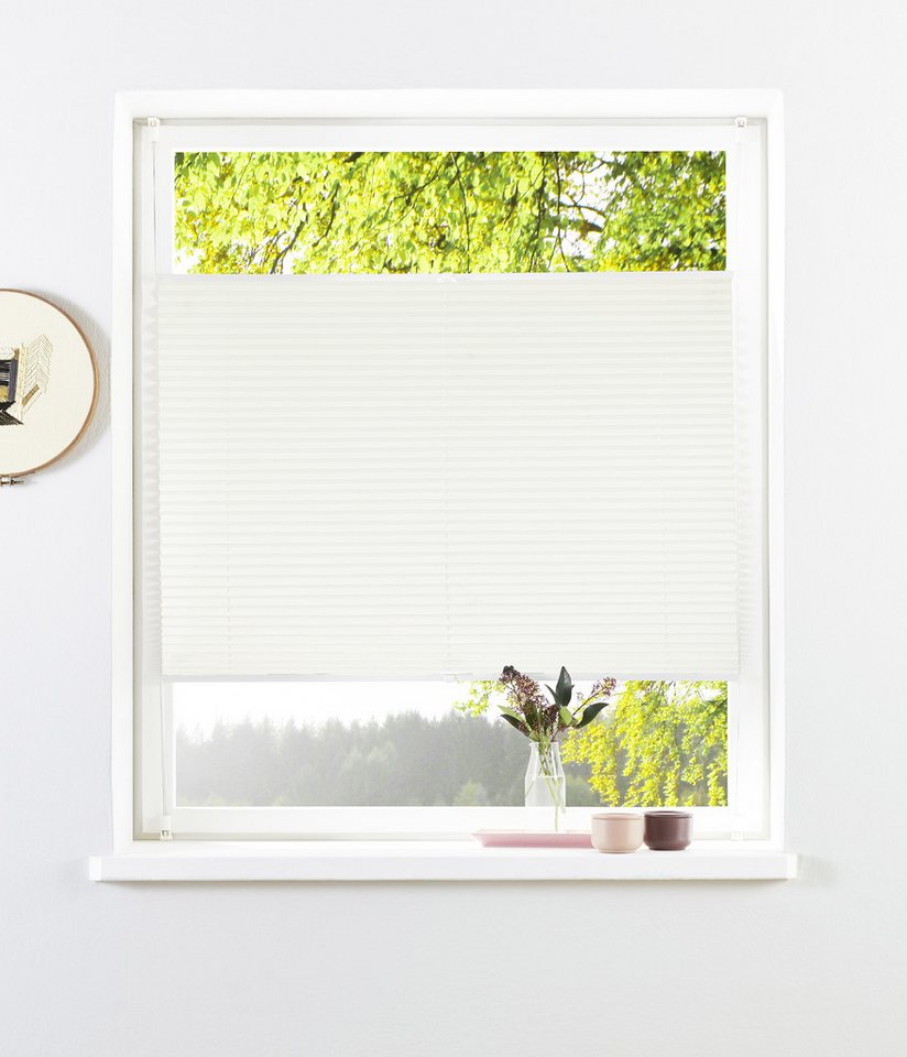 OTTO home Plissee ZANNIE, Lichtschutz, ohne Bohren, verspannt, Klemmfix, mit feiner Linienstruktur, zeitlos, für Fenster & Tür - NEUHEIT! Bild 2