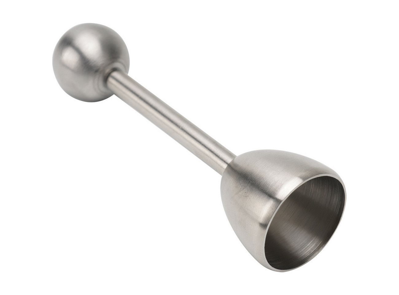 Casativo Eierköpfer Edelstahl Eieröffner & Eierknacker für Eier 41 x 140 mm, (2-tlg., erhältlich als 1er, 2er oder 4er Set), für hart- oder weichgekochte Eier, spülmaschinenfest