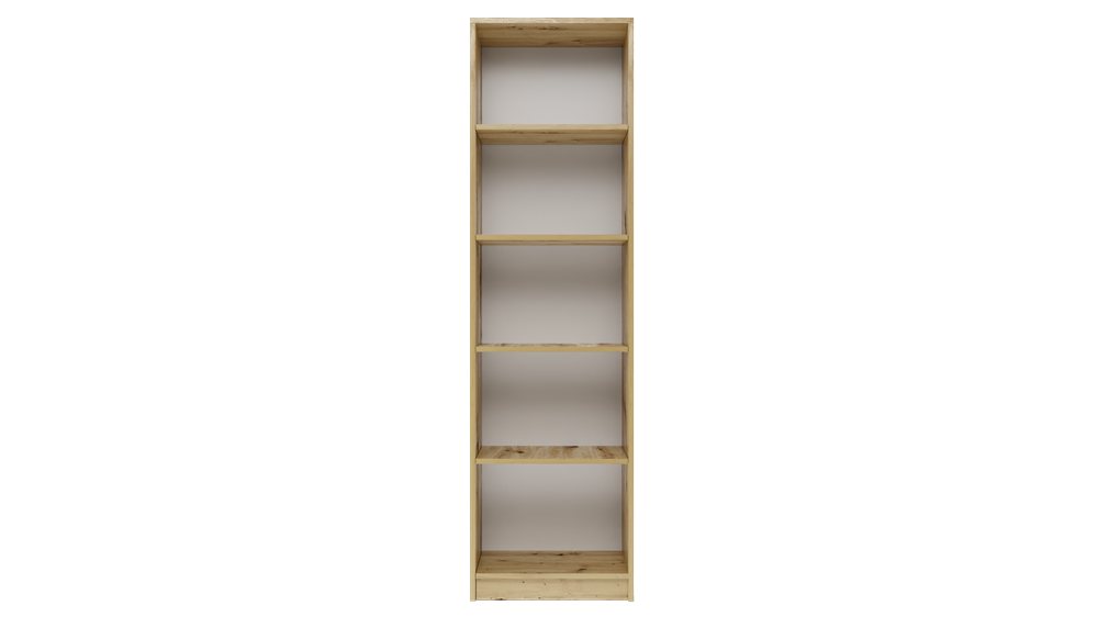Raumhirsch Furniture Standregal Regal, Standregal, Bücherregal mit 5 Fächern, Maße 50 x 30 x 182 cm, einfache Montage, Viel Stauraum und viele Farbvarianten