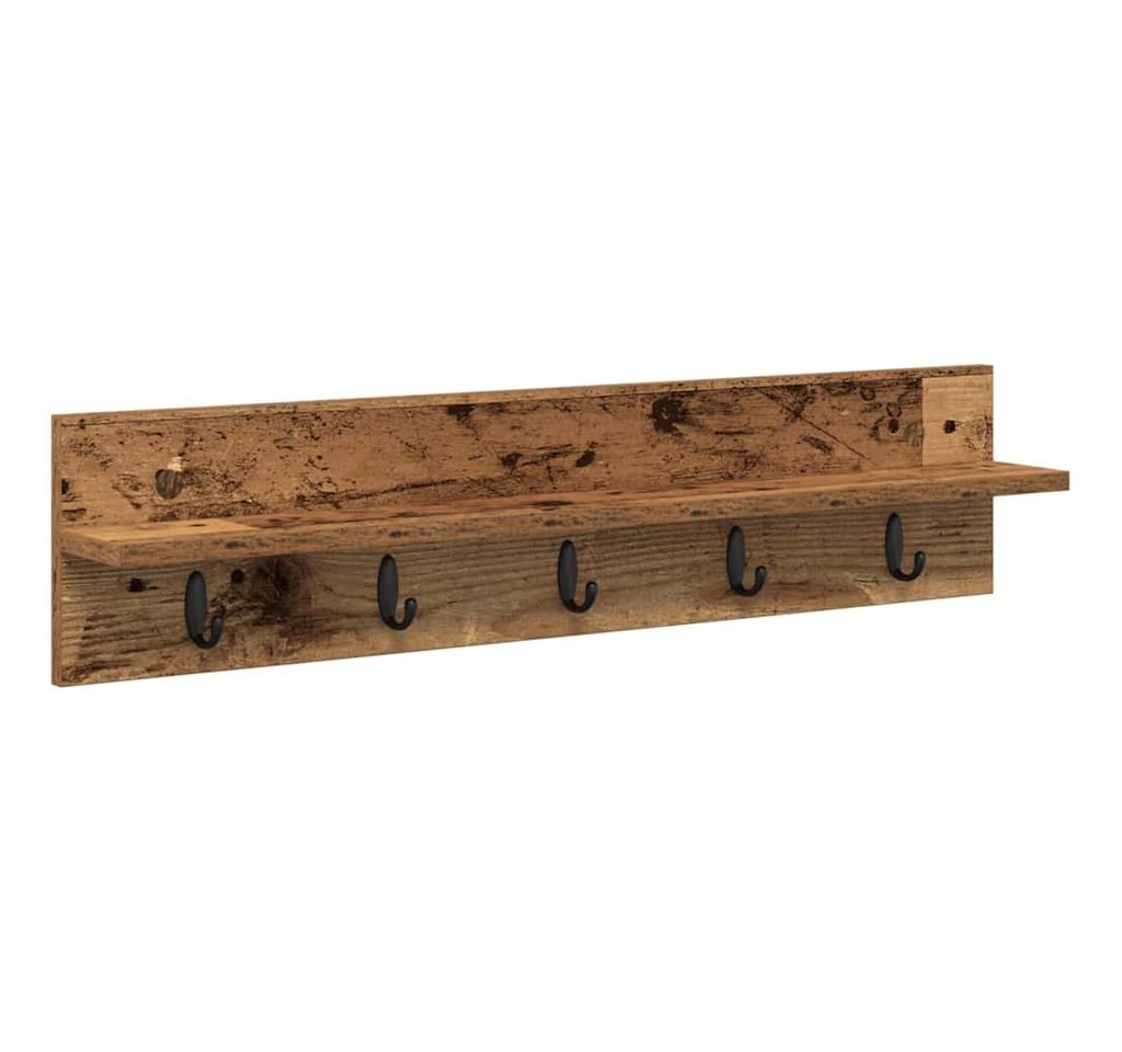 vidaXL Regal Wandmontierter nachttisch Wandhalterung Altholz Holzwerkstoff, 1-tlg.