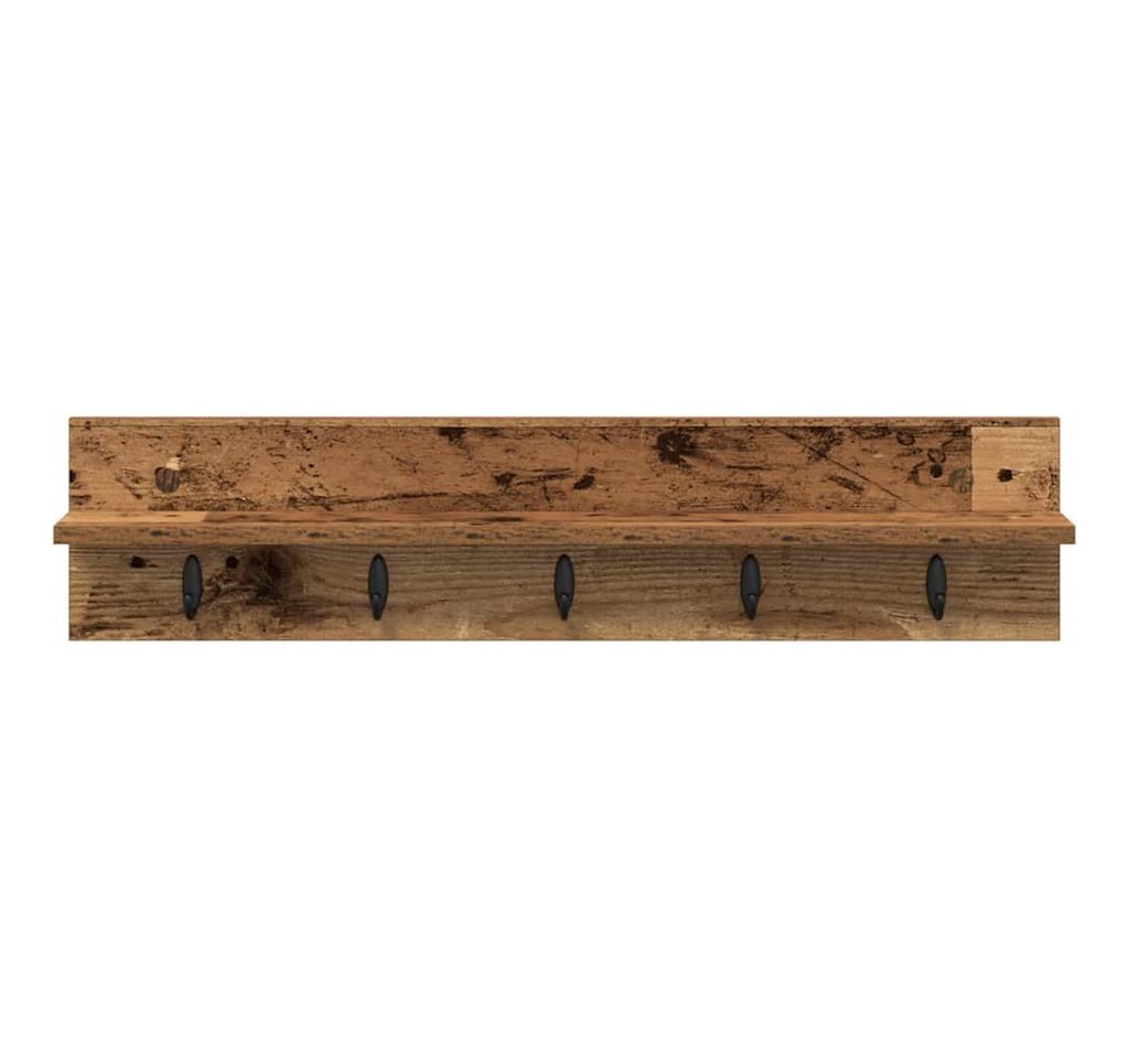 vidaXL Regal Wandmontierter nachttisch Wandhalterung Altholz Holzwerkstoff, 1-tlg. Bild 4