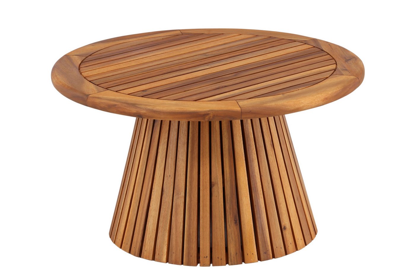 Luxusbetten24 Gartentisch Hewa, aus Teakholz in geriffelter Optik Bild 4