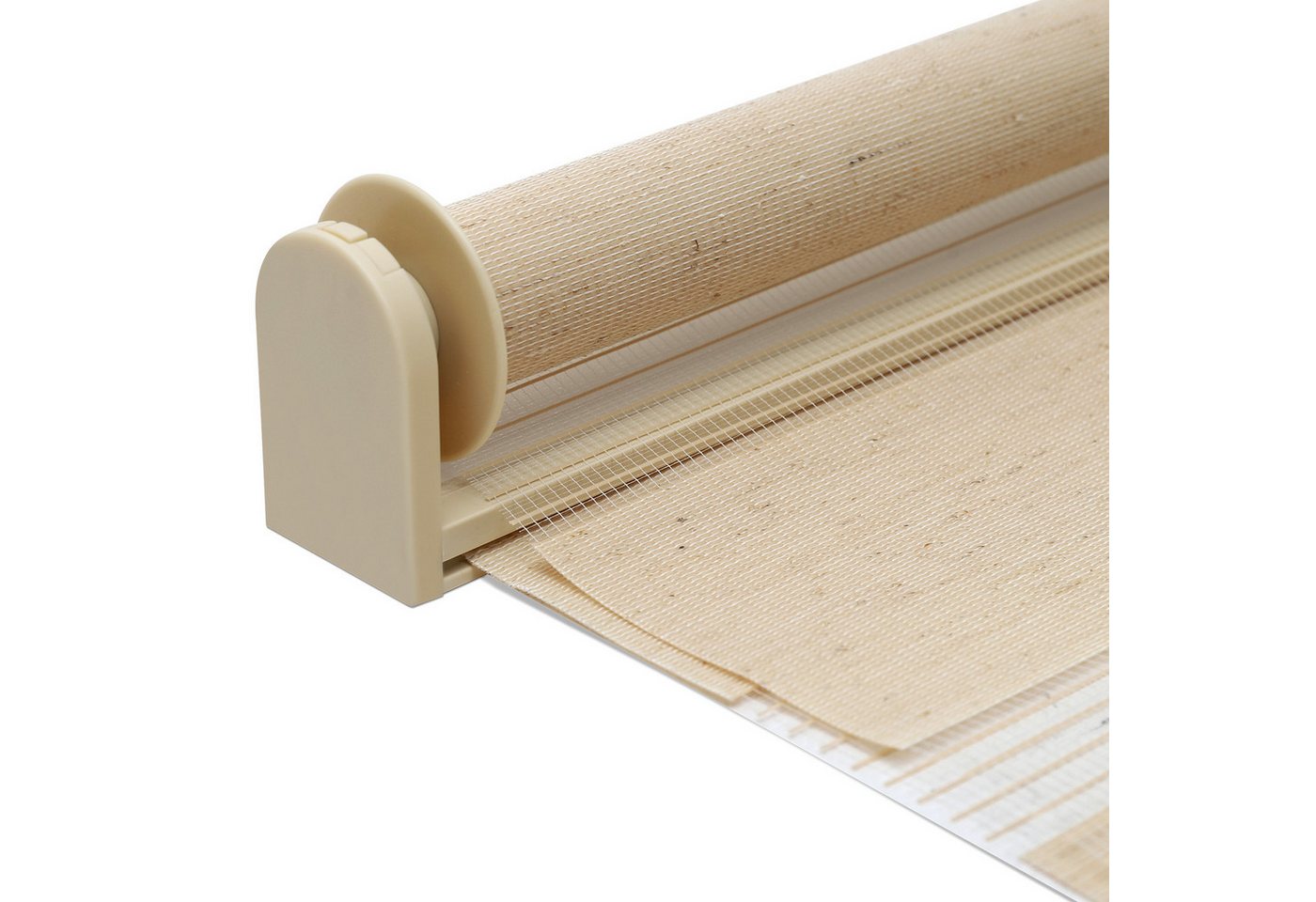 Doppelrollo Doppelrollo Klemmfix ohne Bohren Duo Rollo Leinenoptik Rollo Jalousie, Sekey, Klemmfix, für Fenster und Tür, freihängend mit Klemmträger, Seitenzugrollo Bild 4