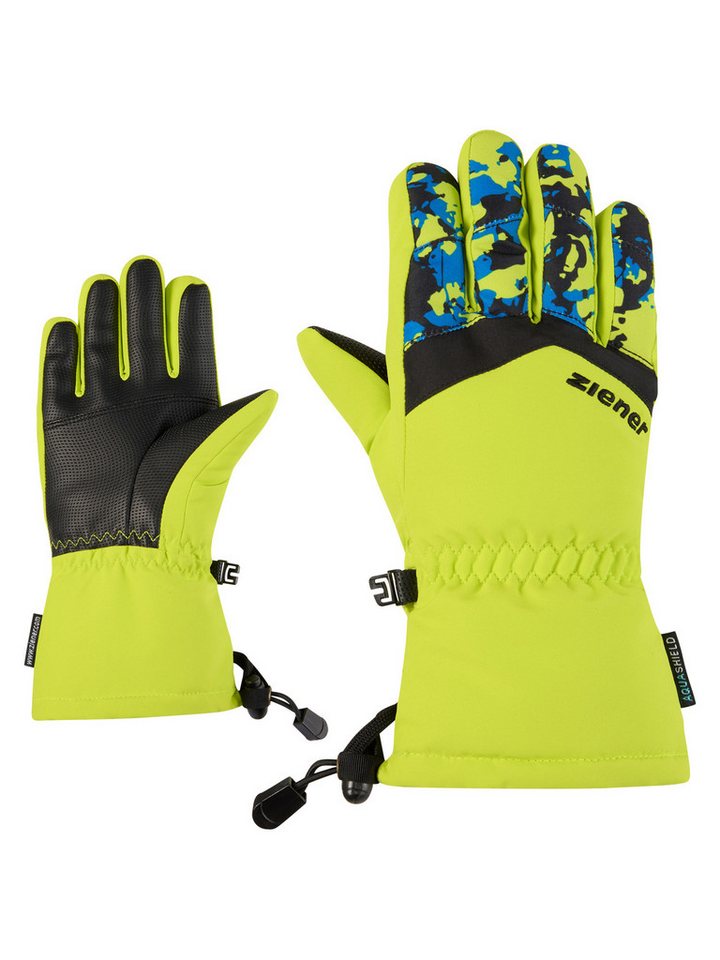 Ziener Skihandschuhe LETT-Z AQUASHIELD® JUNIOR warm, wasserdicht, winddicht, atmungsaktiv, weitenregulierbare Stulpe Bild 2