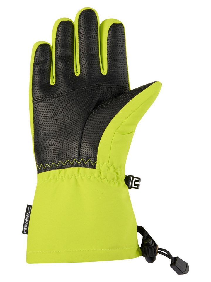 Ziener Skihandschuhe LETT-Z AQUASHIELD® JUNIOR warm, wasserdicht, winddicht, atmungsaktiv, weitenregulierbare Stulpe Bild 3