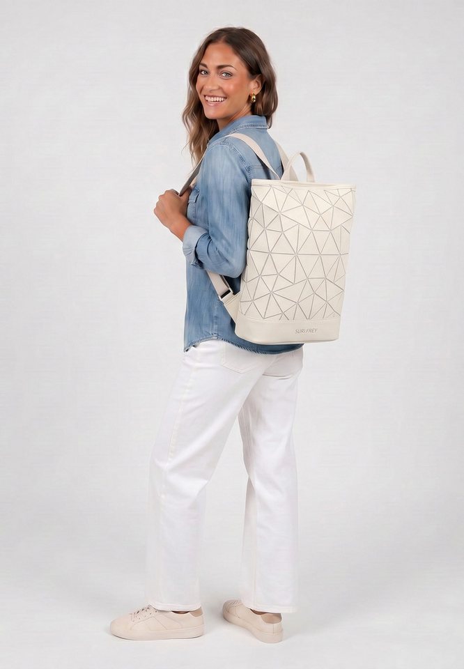 SURI FREY Cityrucksack SFY SURI Sports Jessy-Lu, Logo Prägung