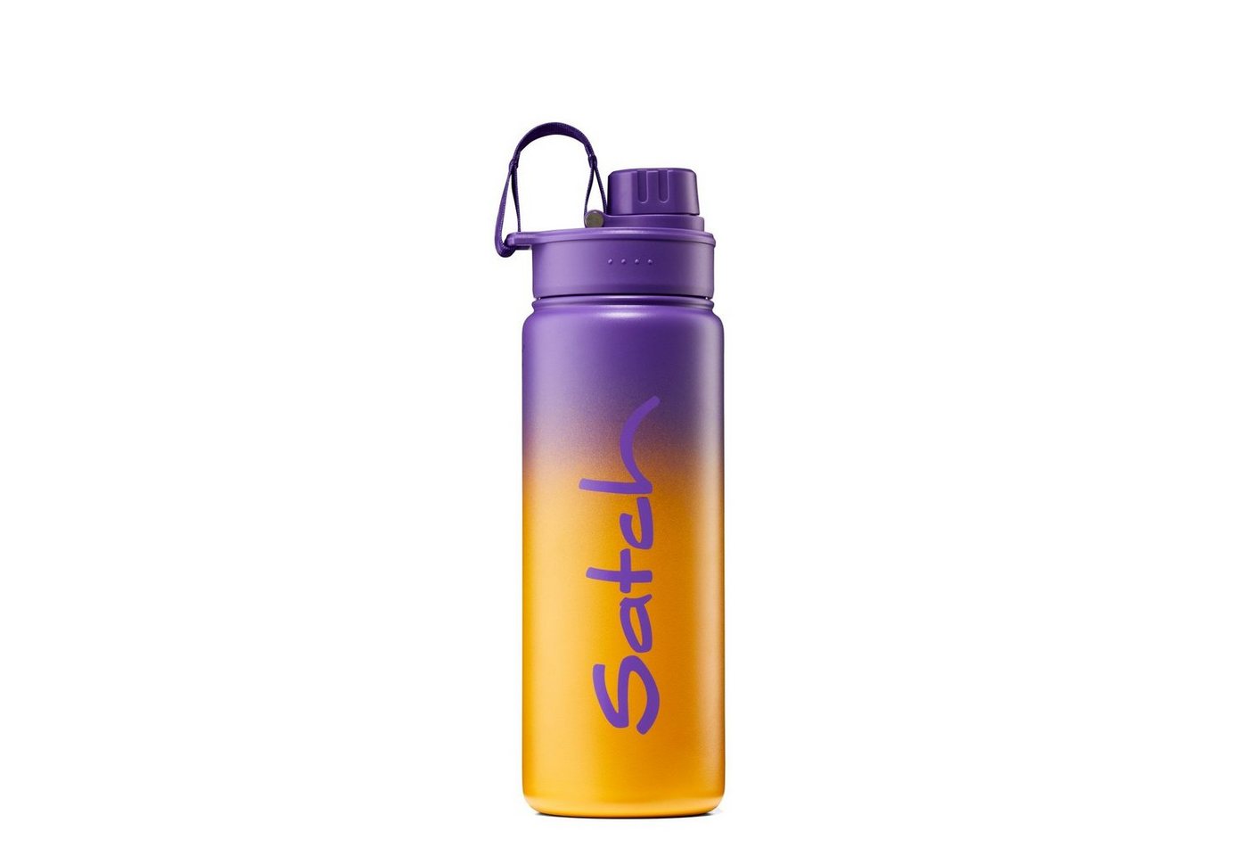 Satch Trinkflasche Satch Thermo Edelstahl-Trinkflasche Purple Graffiti