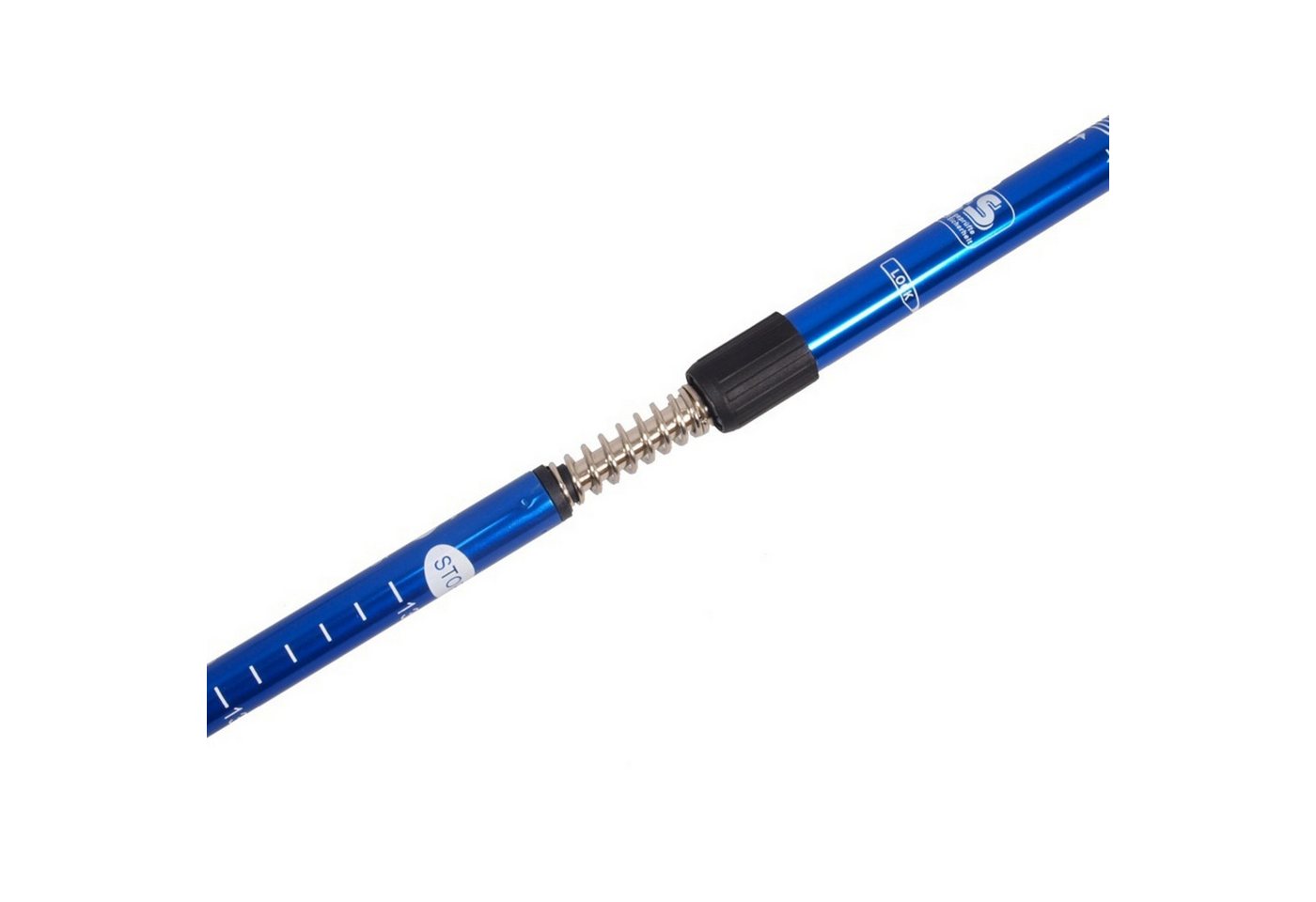 EUROBATT Sp. z o.o. Nordic-Walking-Stöcke 65–135 cm, teleskopisch (2 St), ANTI SHOCK-System - Dreiteilige Konstruktion