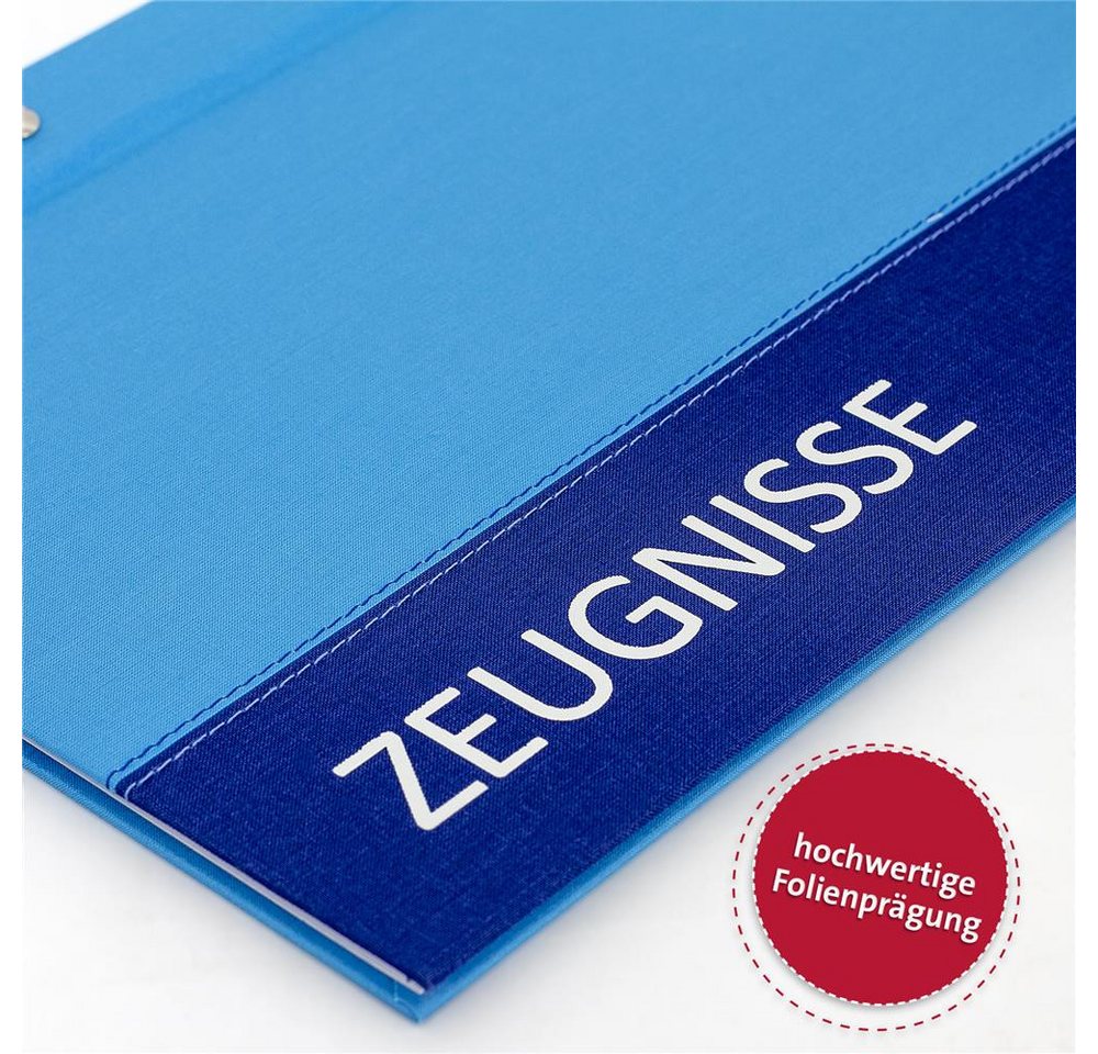 Roth Organisationsmappe Zeugnismappe A4 Blue 12 Einlagen