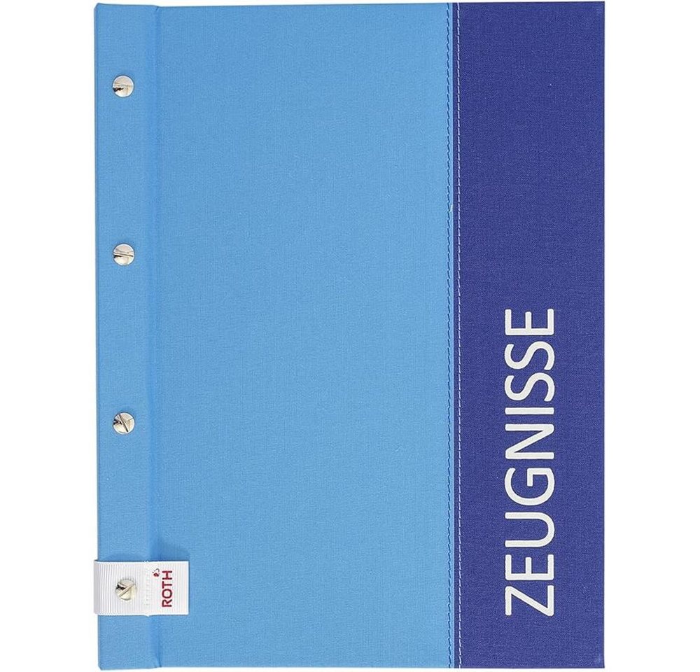 Roth Organisationsmappe Zeugnismappe A4 Blue 12 Einlagen Bild 2