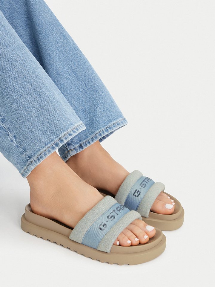 G-STAR G Star Raw Damen Flip-Flops Blau G-STAR RAW-CEO-COLSI Denim Light Badepantolette