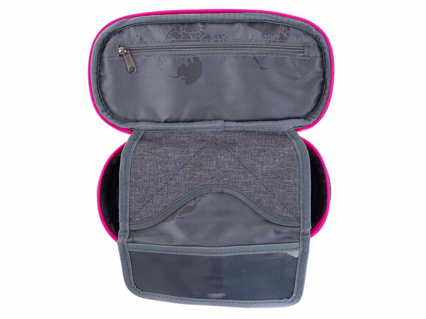Franky Federmäppchen 621-2 Effekt Pencilcase Schlampermäppchen, (Packung, 1-tlg., leer), Reißverschlussfach