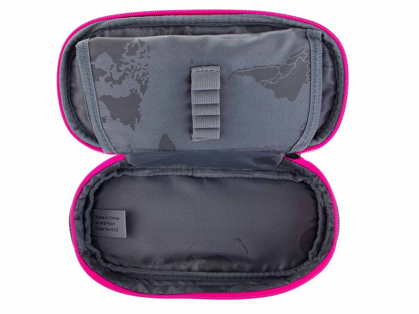 Franky Federmäppchen 621-2 Effekt Pencilcase Schlampermäppchen, (Packung, 1-tlg., leer), Reißverschlussfach Bild 2