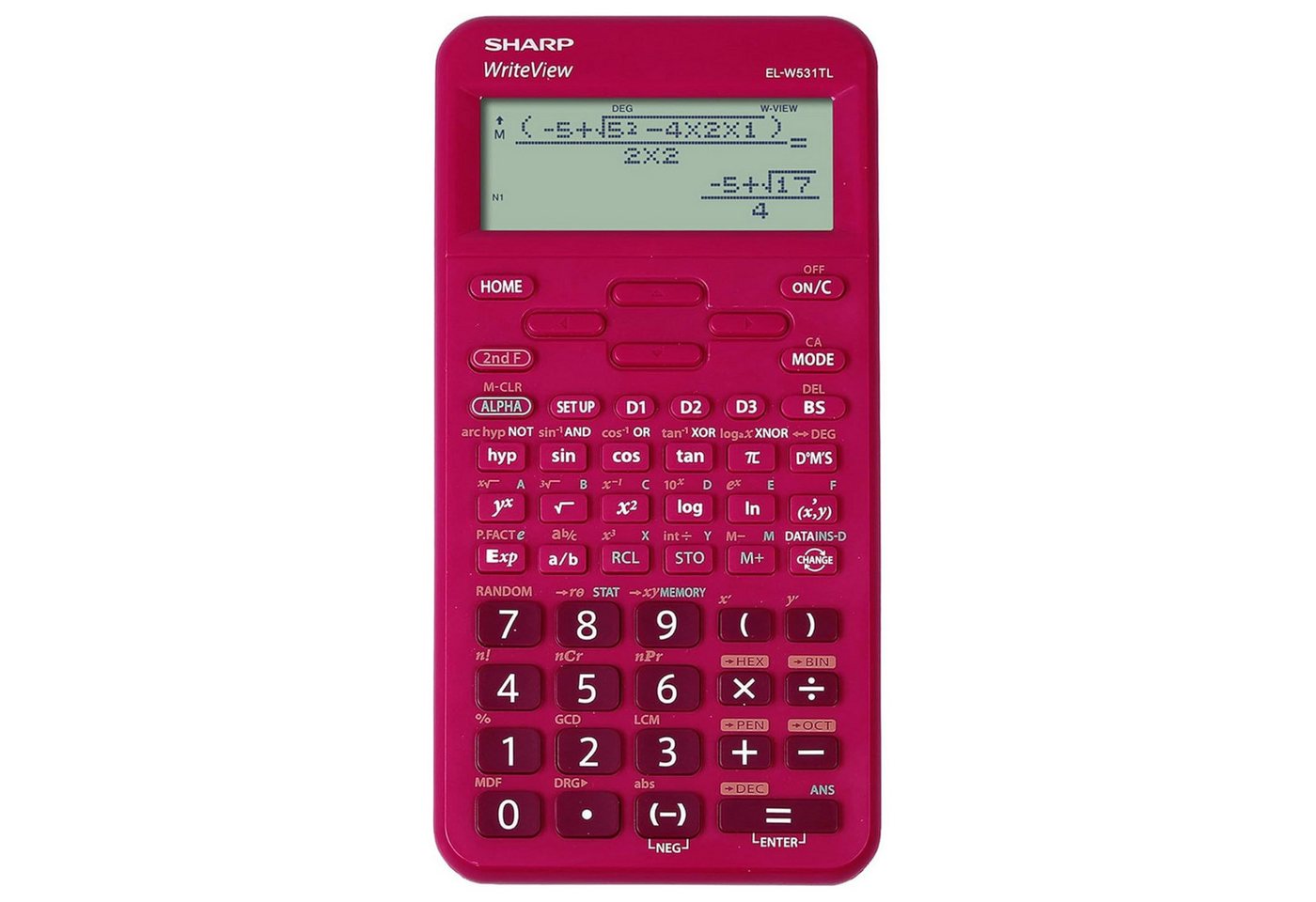 Sharp Taschenrechner Sharp EL-W531TL Rot