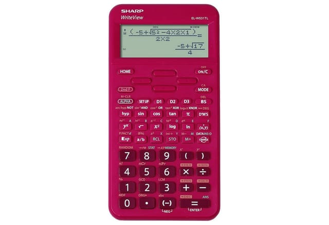 Sharp Taschenrechner Sharp EL-W531TL Rot