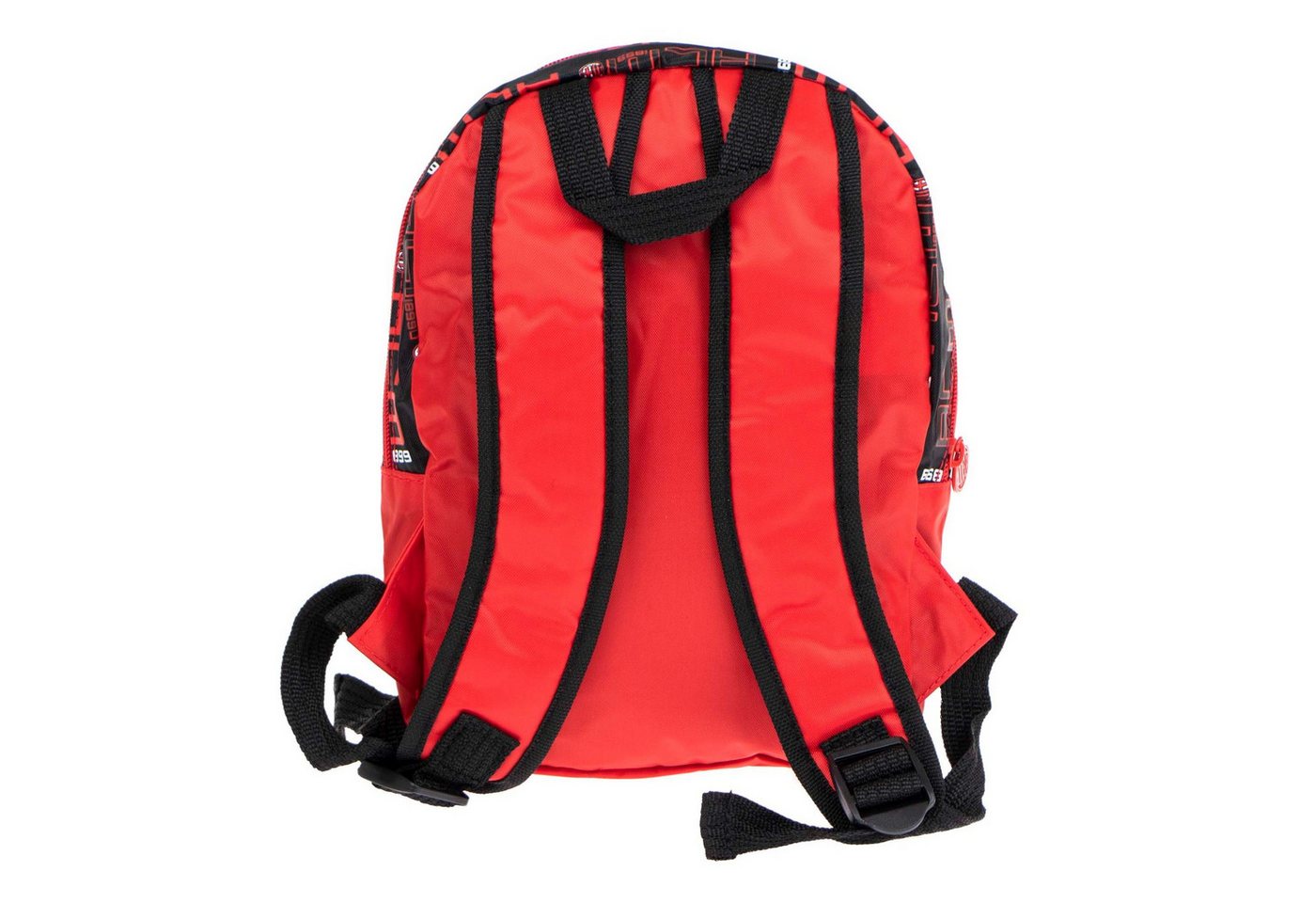 COFI 1453 Kinderrucksack A.C. Milan Fan Rucksack 27 cm Ideal für Schule und Ausflüge