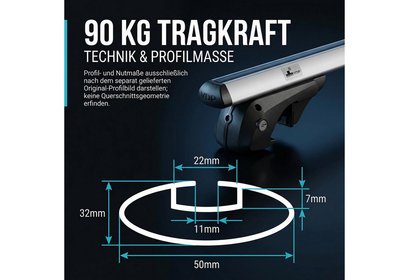VDP Dachträger (Passend für VW Touran Kombi 03-14) Bild 2
