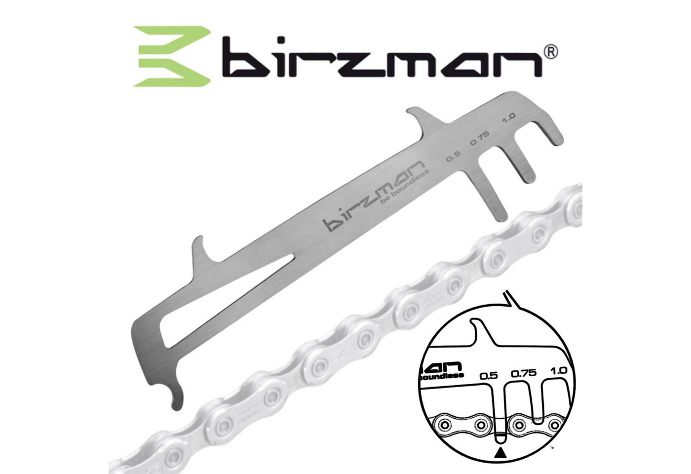 Birzman Fahrrad-Montageständer Birzman Kettenmesslehre für Fahrrad MTB E-Bike Road Verschleiß Service Bild 2