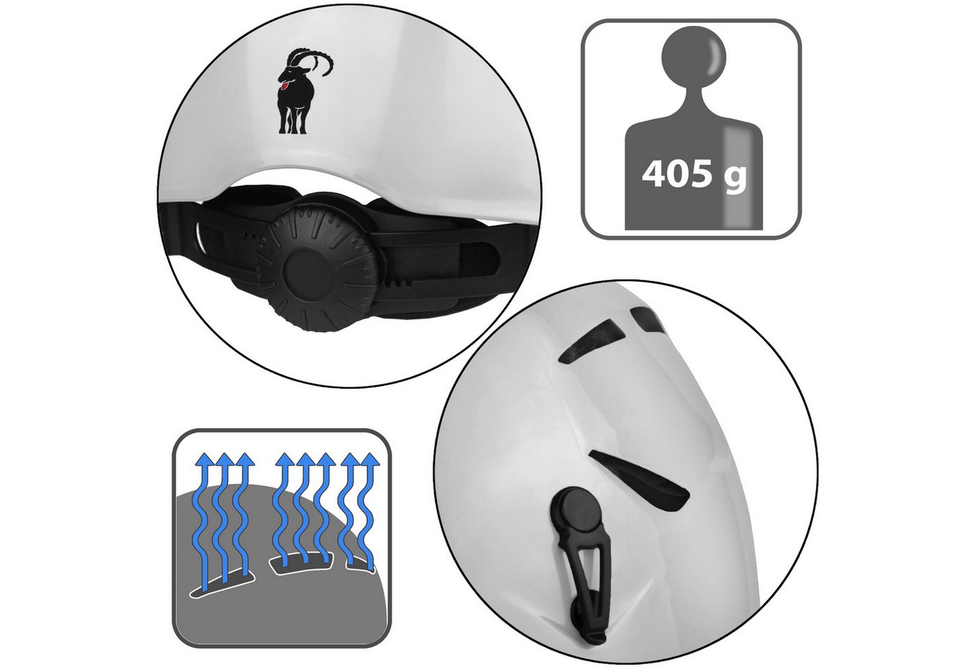 ALPIDEX Kletterhelm ALPIDEX Kletterhelm - Jugendliche & Erwachsene EN12492 - viele Farben Bild 5