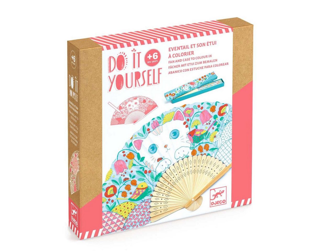 DJECO Kreativset DIY Bastelset Fächer Koneko von DJECO Kreatives Malset für Kinder ab 6 Bild 3