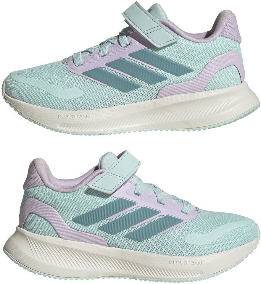 adidas Performance RUNFALCON 5 EL C HALMIN/MINTON/ICELAV Hallenschuh Bild 3